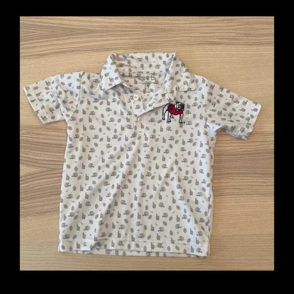 Toddler boy UGA polo